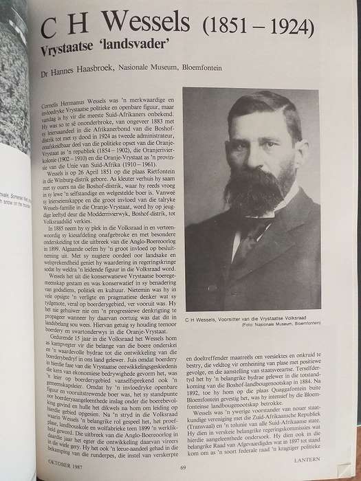 Lantern Magazine/ Tydskrif Okt 1987 Vol 36 nr 4