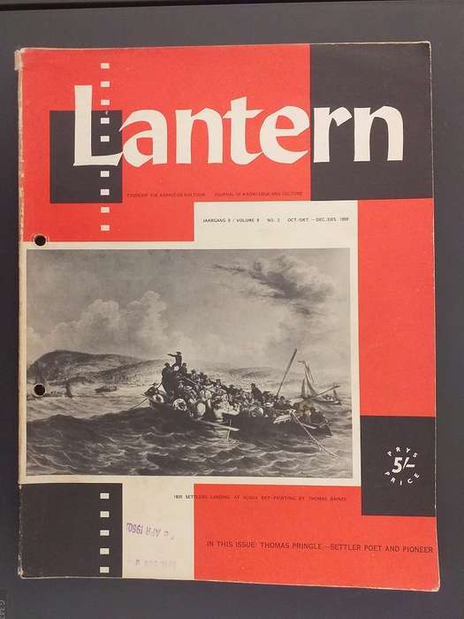 Lantern Tydskrif Magazine Okt Des 1959 vol 9 nr 2