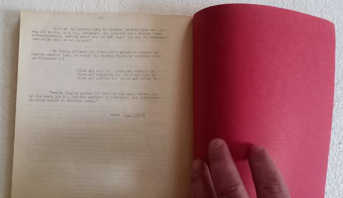 Memoirs SJ Fourie (privately published type manuscript) Some Anglo Boer war content