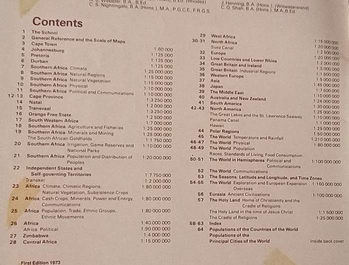 New Visual Atlas 1973