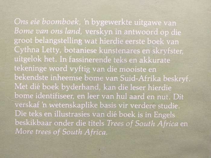 Ons eie boomboek (Cythna Letty)