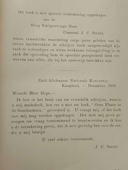 Onze Plaats in de Geschiedenis door GD Hope