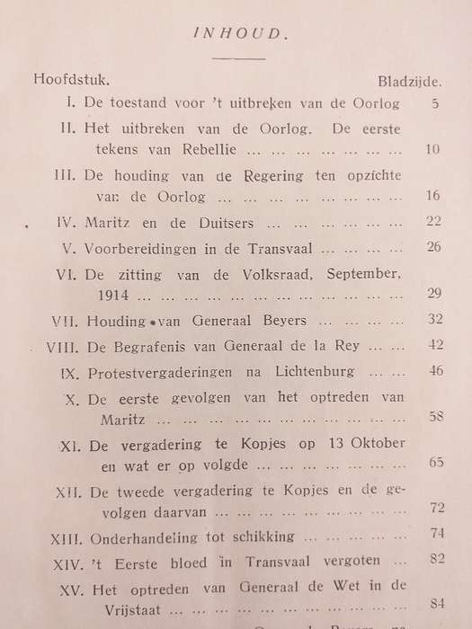 Oorzaken van de Rebellie door HS Webb