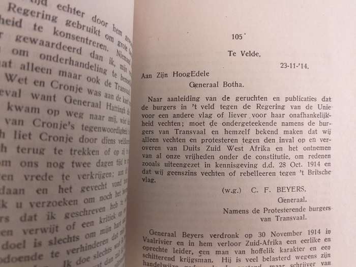 Oorzaken van de Rebellie door HS Webb