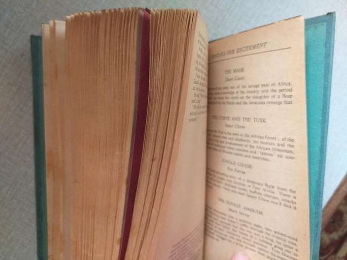 Stuart Cloete 2 books bound as one: The curve and the tusk & Gazella