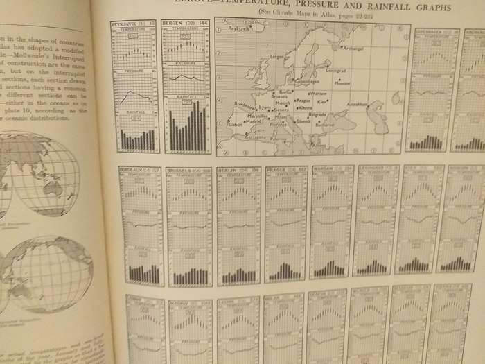 The Library Atlas (Goodall & Darby) LARGE BOOK 1947