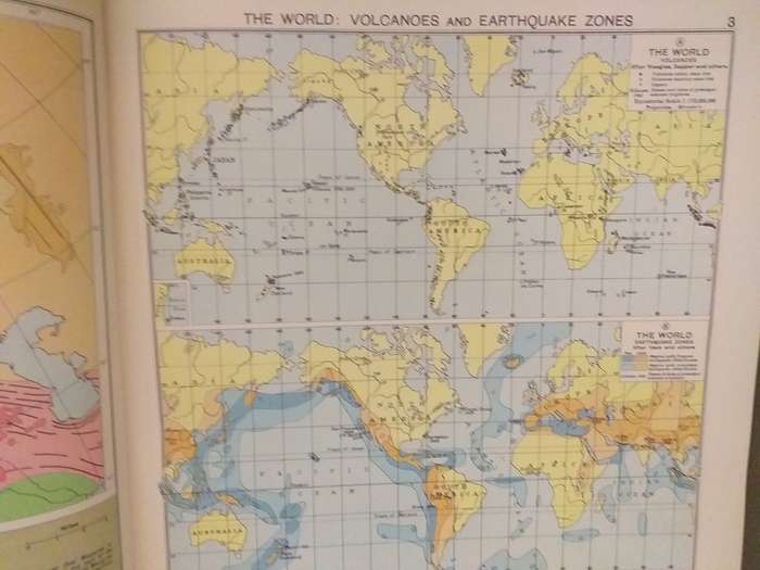 The Library Atlas (Goodall & Darby) LARGE BOOK 1947