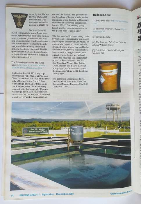 Uncensored Magazine dated Sept-Dec 2009 Is the government planning to force you to have a vaccine?