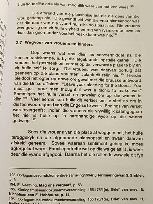 Konsentrasiekamp Gedenkreeks nr 4 Vroueleed (Prof AWG Raath)