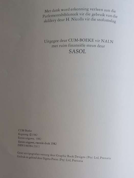 Vrystaat fokus (PJ Nienaber en CJP le Roux)