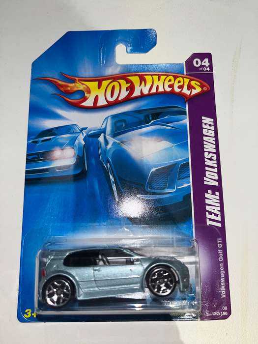 Hot wheels Volkswagen Golf GTi long card