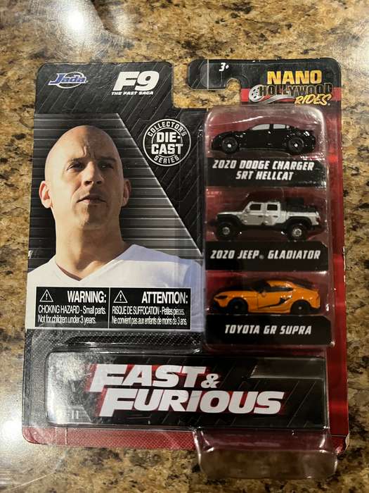 Jade Fast and Furious 3 car set 1/87 scale