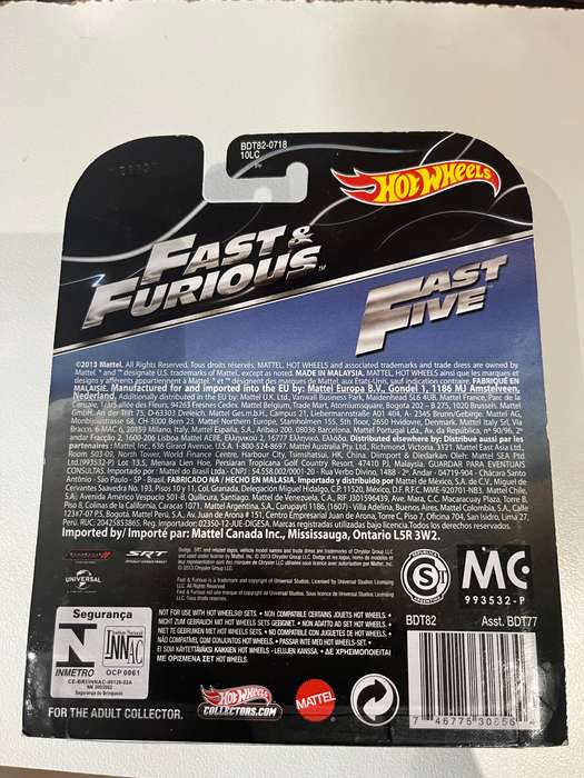 Hot wheels Fast and Furious Dodge.  RETRO