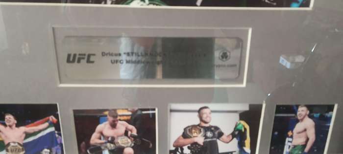 Hand signed Dricus du Plessis Ufc photo