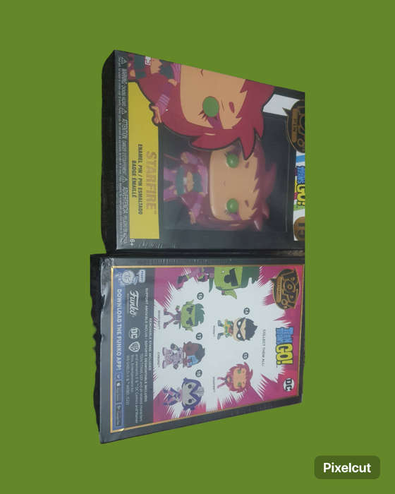 Super Rare Funko pop pin Teen Titans bundle.