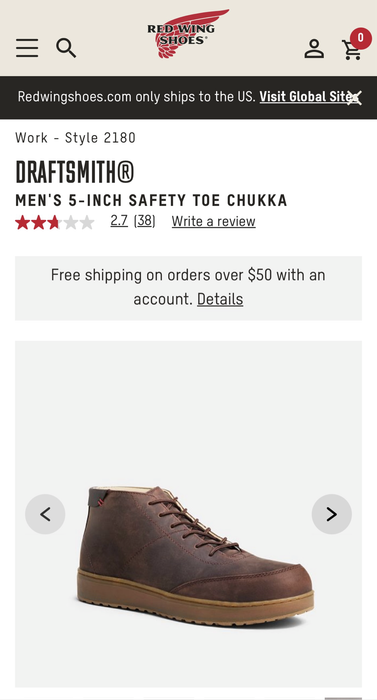 Red Wing Shoes Draftsmith Boots