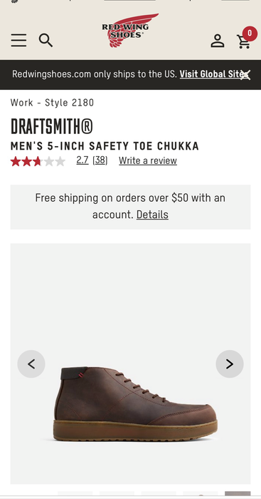 Red Wing Shoes Draftsmith Boots