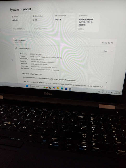 Dell Latitude E5570 i7 Laptop (Read Description)