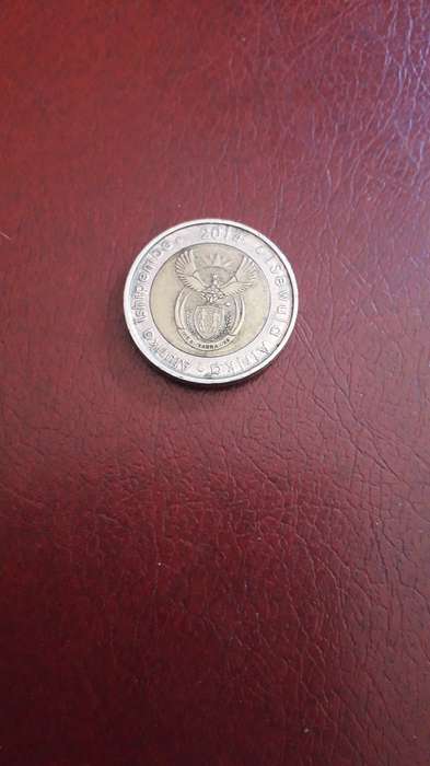 RSA  5 Rand   2014  20 yrs Freedom