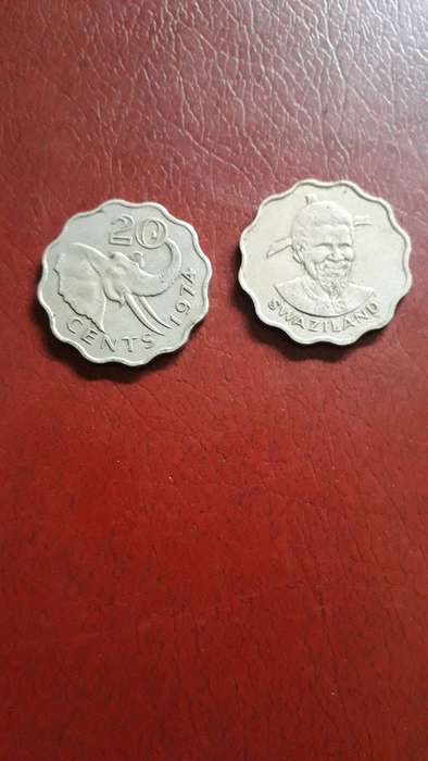 Swaziland  20 Cents  1974