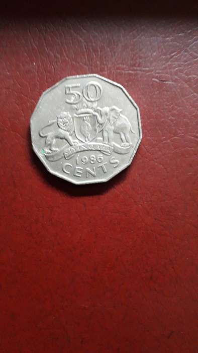 Swaziland  50 Cents  1986
