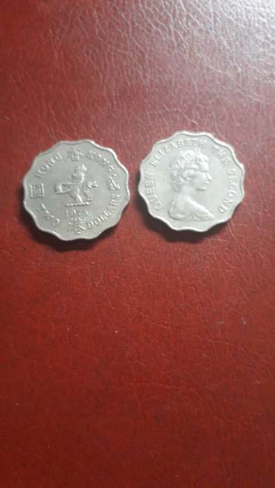 Hong Kong 2 Dollars 1975