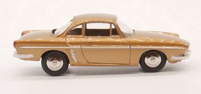 Renault Floride (Caravelle) Coupe 1958/1968 gold 1/43 Dinky (543) NEW+boxed #6108 instant wheels