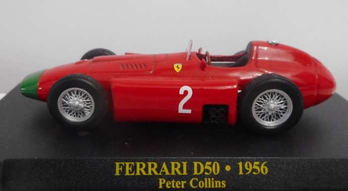 Ferrari D50 F1 #2 1956 Peter Collins 1/43 IXO/Altaya NEWinBlister #6104 instant wheels