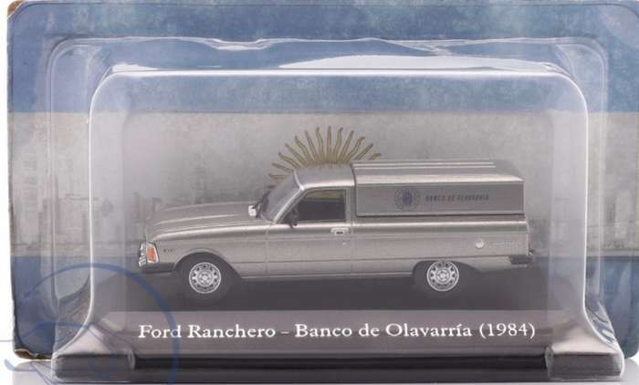 Ford Ranchero 1984 silver grey 1:43 Hachette NEWinBlister #6109 instant wheels