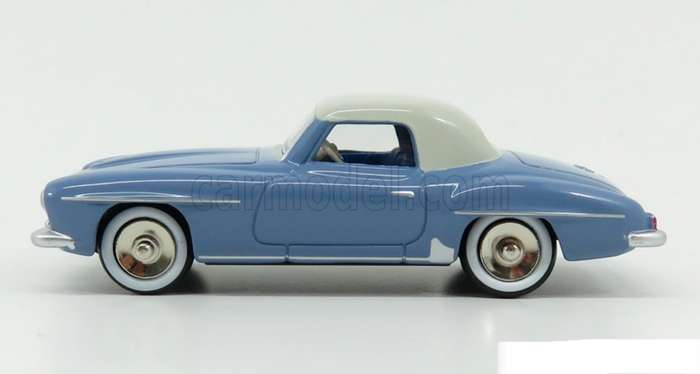Mercedes-Benz 190SL 1956 grey/blue 1/43 Norev NEW+boxed #6112 instant wheels
