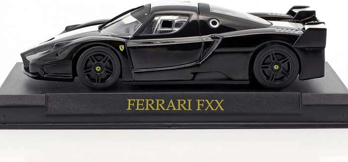 Ferrari FXX 2005 black+white 1/43 IXO/Altaya NEWinBlister #6115 instant wheels