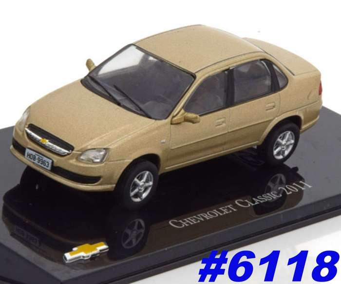 Chevrolet Classic 2011 gold 1/43 NEW+boxed IXO/Altaya #6118 instant wheels