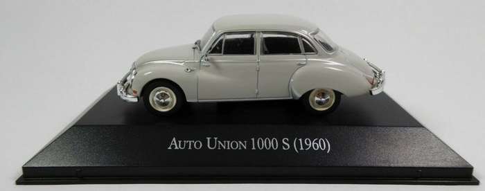 Auto Union DKW 1000S 1960 lt.grey 1/43 IXO/Altaya NEW+boxed #6120 instant wheels