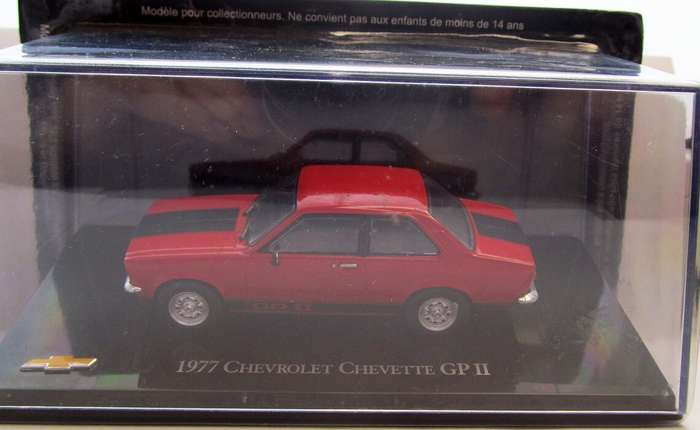 Chevrolet Chevette GP.II 1977 red/black 1/43 IXO/Altaya NEW+boxed #6130 instant wheels