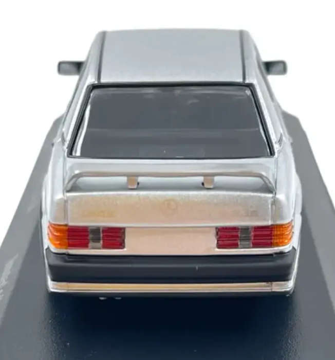 Mercedes-Benz 190E 2.3-16 (W201) 1984 silver 1/43 Minichamps NEW+boxed #6131 instant wheels