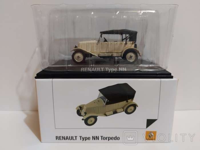 Renault NN Torpedo 1924 beige 1/43 Norev NEW+boxed #6132 instant wheels