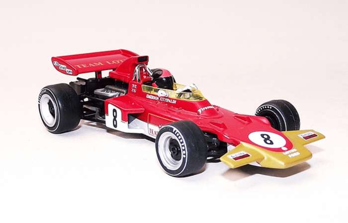 Lotus 72D F1  #8 (E.Fittipaldi) 1971 red 1/43 IXO/Altaya NEW+boxed #6137 instant wheels