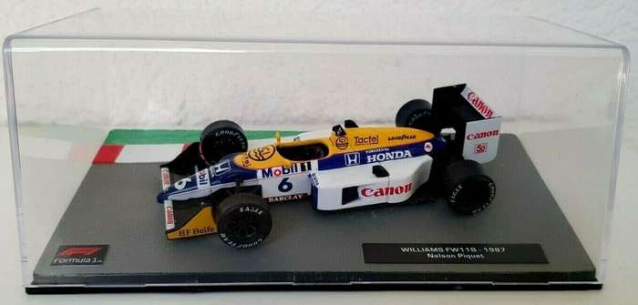 Williams FW11B #6 F1 N. Piquet World Champion 1987 1/43 IXO/Altaya NEW+boxed #6140 instant wheels