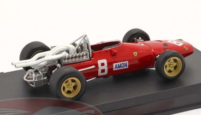 Ferrari 312 #8  F1 1967 Chris Amon 1/43 IXO/Altaya NEWinBlister #6144 instant wheels