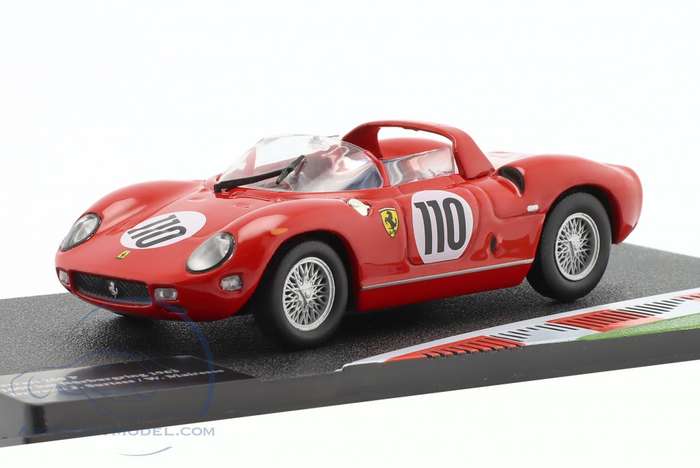 Ferrari 250 P #110 1000km NurburgRing 1963 Surtees 1/43 IXO NEW+boxed #6149 instant wheels