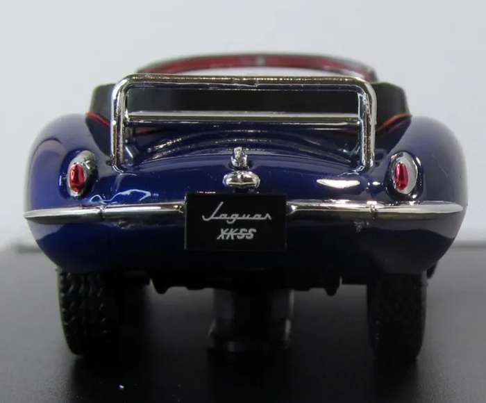 Jaguar XK SS covertible 1957 blue metallic 1/43 IXO/PremiumX NEW+boxed #6157 instant wheels