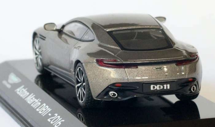Aston Martin DB11 grey metallic 2016 1/43 IXO/Altaya NEW+boxed #6160 instant wheels