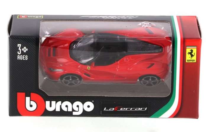 Ferrari LaFerrari Aperta F70 2016 red 1/43 Bburago #6170 instant wheels