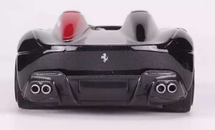 Ferrari Monza SP2 2018/2022 black 1/43 Bburago #6172 instant wheels