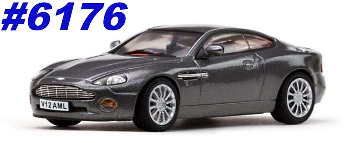 Aston Martin Vanquish V12 2002 TungstonSilver #2429/2904 1/43 Vitesse NEW+boxed #6176 instant wheels