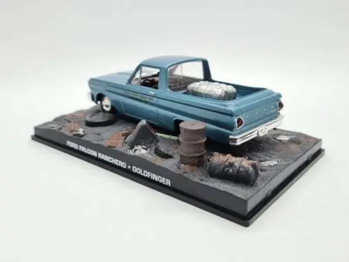 Ford Falcon Ranchero 1965 blue-met J.Bond Goldfinger 1/43 IX0/Altaya NEW+boxed #6177 instant wheels
