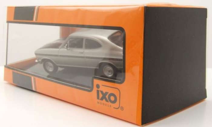 Opel Kadett B Rallye Coupe 1967 silver/black 1/43 IXO NEW+boxed #6182 instant wheels