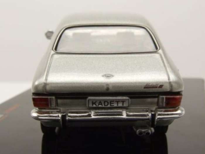 Opel Kadett B Rallye Coupe 1967 silver/black 1/43 IXO NEW+boxed #6182 instant wheels