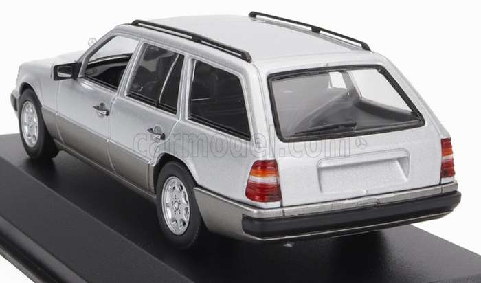 Mercedes-Benz 300TE (S124) silver 1990 1/43 Maxichamps NEW+boxed #6186 instant wheels