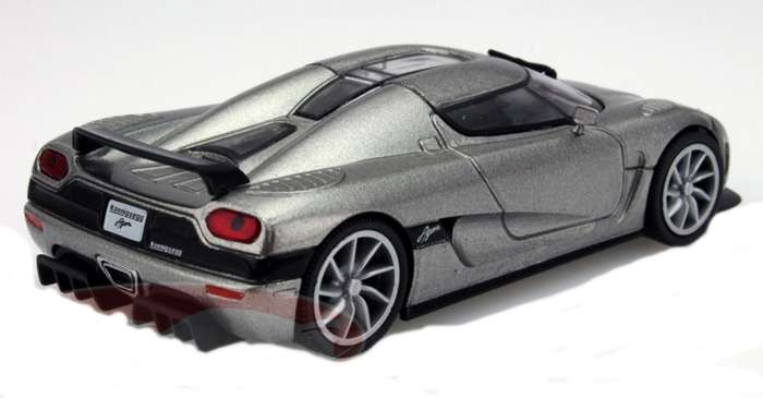 Koenigsegg Agera 2018 dark silver 1/43 Altaya/IXO NEWinBlister #6188 instant wheels